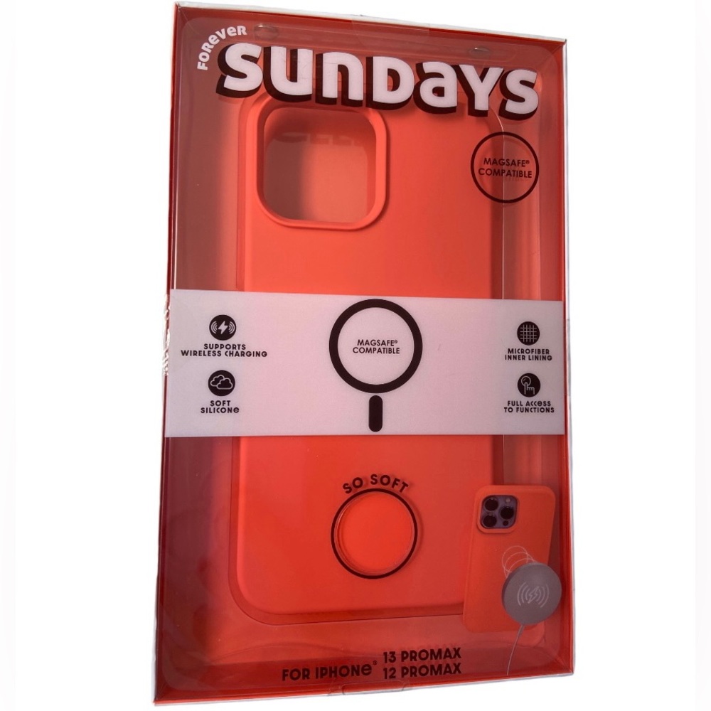 Forever Sundays - For  iPhone 13 Pro Max and 12 Pro Max | Silicone Case .